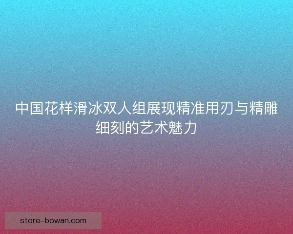 中国花样滑冰双人组展现精准用刃与精雕细刻的艺术魅力
